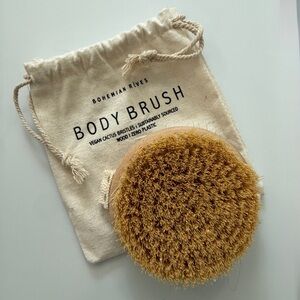 Vegan Cactus Bristles Sustainable Exfoliating Dry Body Brush BOHEMIAN REVES